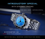 Aragon Divemaster 42 (Swiss Automatic Movement) - from US$215 (~A$320) + US$35 (~A$52) Delivery @ ARAGON