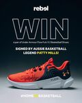 Win a Pair of under Armour Flow Futr X 2 Shoes Signed by Patty Mills (Aussie Basketball Legend) from Rebel Sport