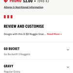$3 Nugget Go Bucket and Regular Gravy @ KFC