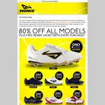 Nomis Football Boots. Up to 80% off.