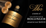 Win a Bottle of Bollinger RD 2007 Champagne Valued at over $400 from Get Wines Direct