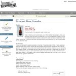 Brewnut 2 Litre Premium Beer Growler - $25 (17% Discount) + Postage - BrewnutBrewing.com