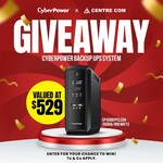 Win CP1500EPFCLCDa 1500VA/900W Backup UPS System from Centrecom
