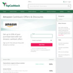 Amazon AU: 50% Cashback (Capped at $20 per Member) on Physical Books @ TopCashback AU