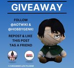 Win a Levi Ackerman Plushie from AoT Wiki