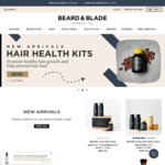 20% off Sitewide with Minimum $50 Spend & Free Delivery @ Beard and Blade