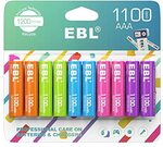 EBL 1.2V NiMH Pre-Charged Rechargeable AAA Battery 1100mAh, 10 Count $18.69 + Delivery @ EBL-Stores Amazon AU