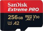 [Used] SanDisk 256GB Extreme PRO microSDXC Card $38.00 + Delivery ($0 with Prime/ $59 Spend) @ Amazon AU Warehouse