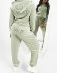 Juicy Couture Women’s Diamanté Tracksuit Sage Green $159.99 Sizes S & M + Free Express Delivery @ Big Brands Aus eBay