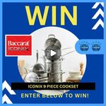 Win a Baccarat Iconix 9 Piece Stainless Steel Cookware Set Valued at $1,600 from Baccarat Australia