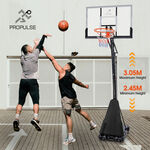 ProPulse Professional Basketball Hoop Stand 2.45m-3.05m Height Adjustable $269.96 + Delivery ($0 to SYD & MEL) @ Sunyee via eBay