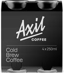 55% off Cold Brew Cans (4-Pack) $10 + Delivery @ Axil Coffee