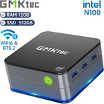 GMKtec G2 Mini PC: Win11Pro, Intel 12th Gen Alder Lake N100, 12GB DDR5 RAM, 512GB US$113.54 (~A$165) Del'd @ GMKtec AliExpress