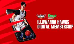 12 Months Kayo Sports One, 12 Months Illawarra Hawks Digital Membership $214.50 @ Illawarra Hawks