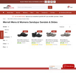 Merrell Sandspur Mens & Womens Selected Sandals $49.95 + Shipping @ Brand House Direct