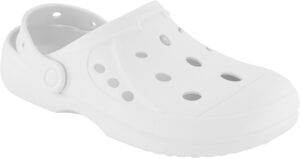 Moulded Clogs (White) $4 (Was $8) + Delivery ($0 C&C/ in-Store/ OnePass/ $65 Order) @ Kmart