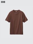 Uniqlo U 100% Cotton Crew Neck T-Shirt XXS $9.90 (Color: Brown, Pink, Green) + $7.95 Del ($0 C&C/ in-Store/ $75 Order) @ UNIQLO