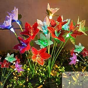 12 (DIY) Solar Garden Flower Lights $16.49 + Delivery ($0 with Prime/ $59 Spend) @ WMY STORE Amazon AU