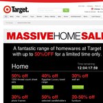 Up to 50% off Target Homeware Sale AND Spend $100 to Get a Bonus $10 Voucher