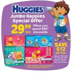 Huggies Jumbo Nappies $29.99 When You Spend $20 in Store @ Toys "R" Us (Limited 2 Per Customer)