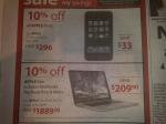 Save 10% on Apple products @ Myer 1 day only sale