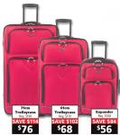 harris scarfe suitcases