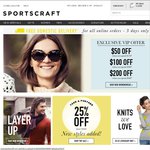 Sportscraft Free Shipping on All Online Orders