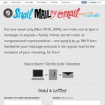 Send a Snail-Mail Letter Anywhere in the World for FREE