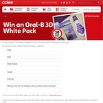 Win 1 of 30 Oral-B 3D White Packs (Valued at $46ea) from Coles