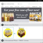 Cellarmasters - 12 WINES + Case of Beer (Corona or Crown Lager 24x375ml) $105.30 Shipped