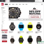 30% off QUIKSILVER Watches (Limited Time Offer) + Free Standard Shipping