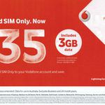 Vodafone Red SIM Only— $35/Mth Unlimited Calls/Text, 3GB, Forever (Add This to Existing Account)