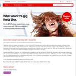 Students - Bonus 1GB Data Vodafone RED $50 Plan ($40/M) - Total 5GB + 6 Months Spotify