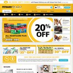 Petbarn 20% off Online with Free Shipping