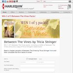 Win 1 of 5 Between The Vines Packs (Includes a Book + Bottle of Wine)