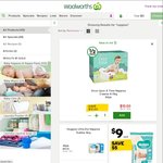 Once upon a Time Nappies - 11 Boxes for $100 ($9.10 Per Box) C&C @ Woolworths ($80 with Amex)
