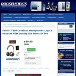 Ferrari T250 Cavallino Headphones $99 ($200 off) @ Pocketronics