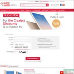 Win a iPad Air 2 Gold from Crazy Sales