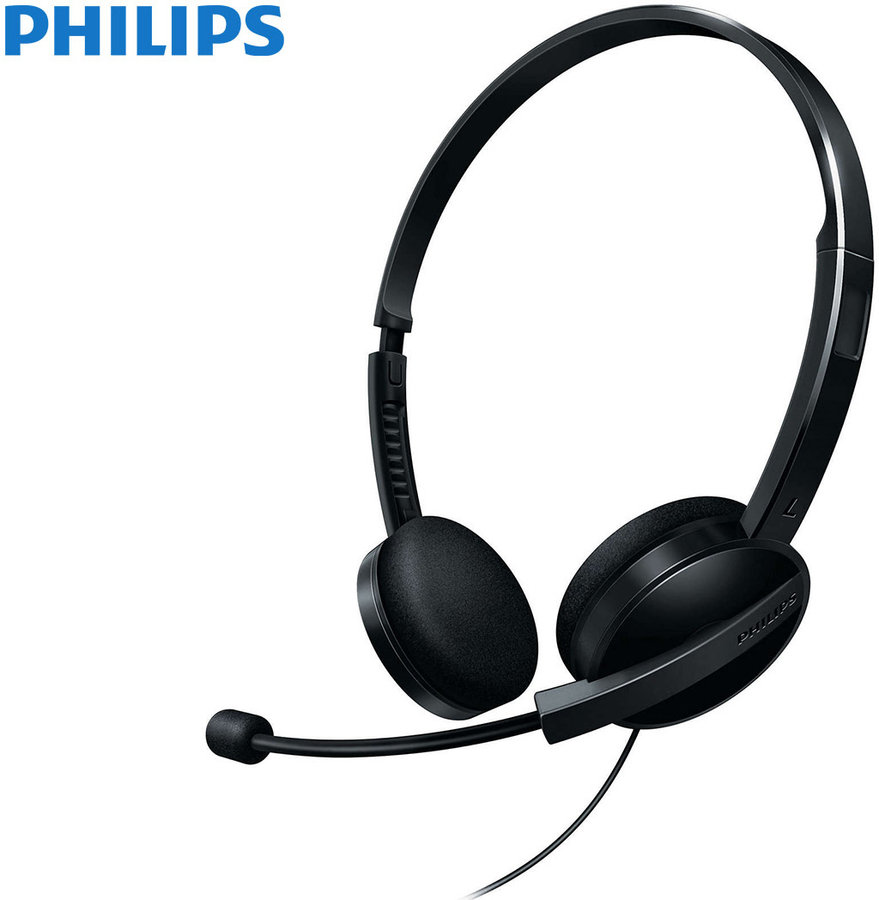 Philips Headset with Mic 1 9.95 Postage COTD OzBargain