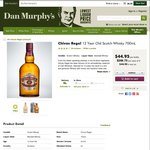 Chivas Regal 12YO Scotch Whisky 700ml— $38 at Dan Murphy's (Excludes WA/SA)