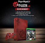 Win 1 of 4 Limited Edition Gears of War 4 Xbox One Consoles and More Worth $665.95 from Pizza Mogul
