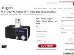 Kogan WI-FI DIGITAL RADIO with iPod Docking Station Only $99 + Shipping