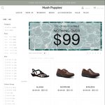 Most Shoes under $99 Sale @ Hush Puppies: Men's & Women's Shoes from $50 (Free Delivery over $99)