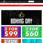 Culture Kings Boxing Day Sale: 3 for $50, 2 for $60, 3 for $99 ($5 Shipping)