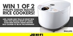 Win 1 of 2 Philips Grain Master Rice Cookers Worth $159 from JB Hi Fi