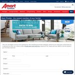Win a Phoebe Fabric Sofa Pair Chaise Worth $1,799 from Super Amart