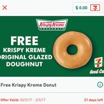 Free Krispy Kreme Donut Using 7-Eleven Fuel Android App