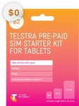 FREE Telstra Pre-Paid Starter Sim for Tablets (Was $2) Delivered @ Telstra Online