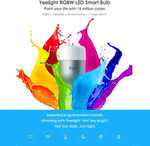 Xiaomi Yeelight 220V 9W E27 LED Wireless Wi-Fi Control Smart Color Light Bulb X3 $63.96 Delivered @ Ezonedirect eBay