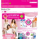 Priceline 1/2 Price Rimmel Cosmetics, Head & Shoulders, OGX Hair Care 30% Off Maybelline, Nude by Nature, NYX Eye  + More